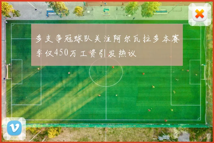 多支争冠球队关注阿尔瓦拉多本赛季仅450万工资引发热议